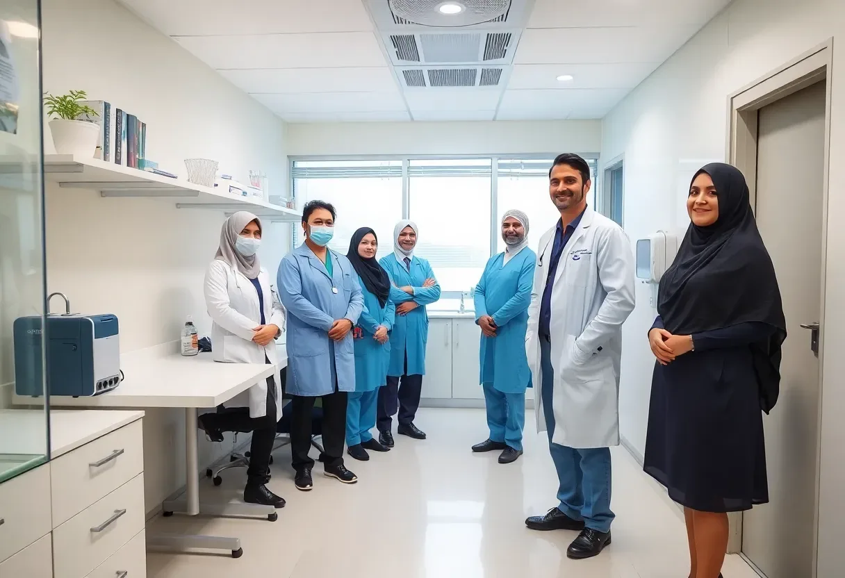 Trusted lab team and clinic environment